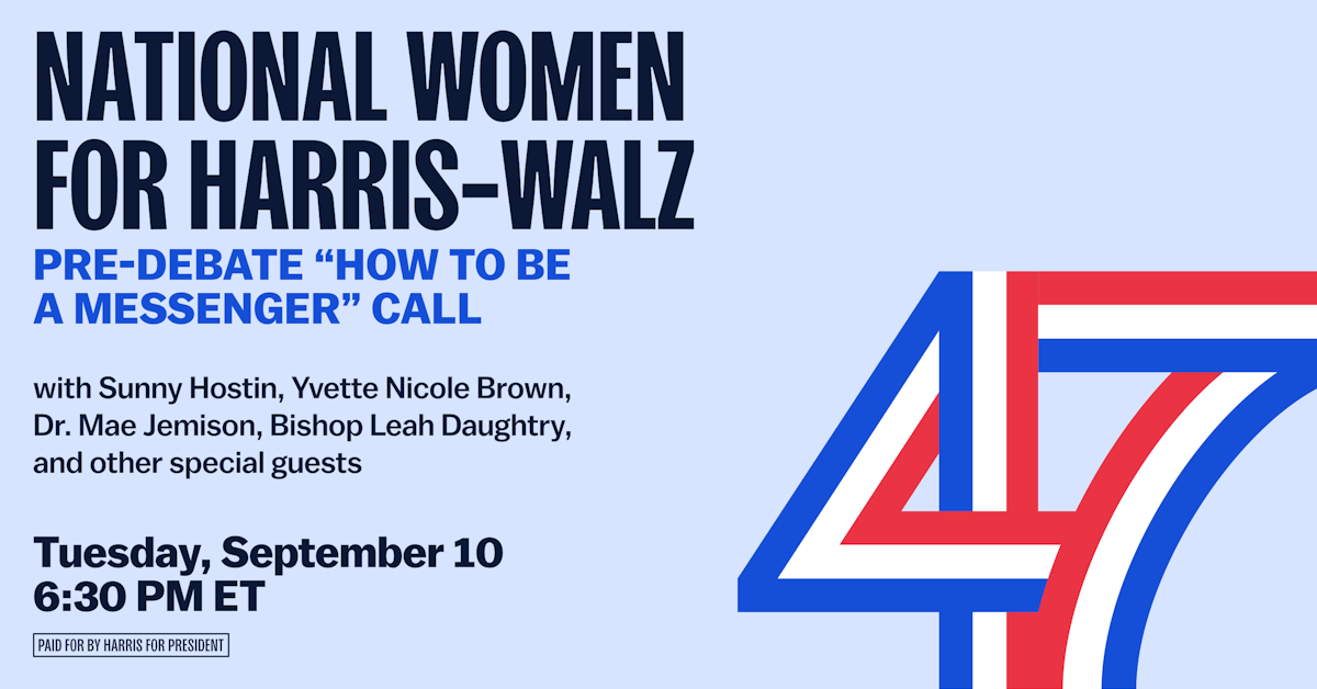 Women for Harris-Walz: Pre-Debate 